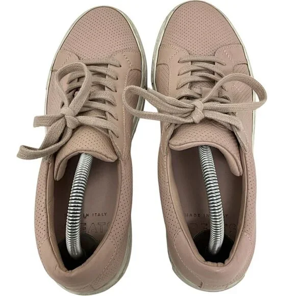 GREATS The Royale Sneakers Blush Pink Perforated EUR Size 40 US 9.5 Leather - Picture 4 of 9